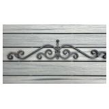 Decorative Scroll Pediment/Gate Topper, 40'w