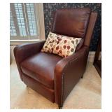 Leather Recliner, 27'w