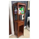 Storage Cabinet, Wine Glass Storage on Top, 17'x17'x67'h