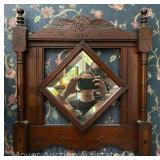 Wall Mirror, Antique, 19'x17.5'