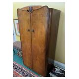 Austinsuite Armoire Wardrobe, Mahogany, ca. early 1960's, 33”x18”x63”h