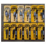 Group of New DeWalt Grinding Stones and Rasp Drill Attachments