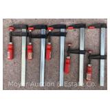(5) Bessey 12' Bar Clamps