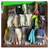 Group of Work Gloves, New and Used