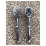 (2) Snap-On 1/4' Drive Ratchets, Models TM830 and TM70