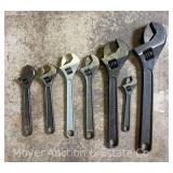 Group of Crescent Tool Crescent Wrenches