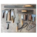 Group of Masonry Tools