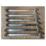 (6) Large MAC SAE Combination Wrenches, 1'+, CL Series
