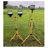 (2) Work Lights with Stands