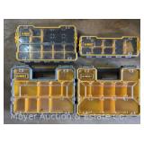 (4) DeWalt Stacking and Locking Parts Bins