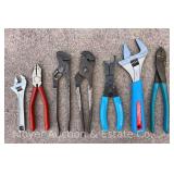 Group of ChanelLock Wrenches, Pliers, Etc.