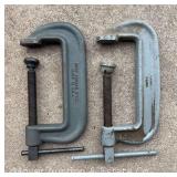 (2) No. 106 C Clamps, Wilton and Williams