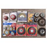 Group of Wire Brush Sets, Wheels, Cup Wheels, Etc.