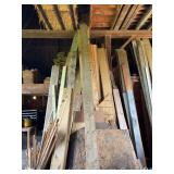 Group of Lumber, Boards, Sheet Material, Etc.