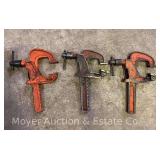 (3) Carver Standard-Duty Rack Clamps