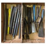 Group of Asst. Chisels, Etc.
