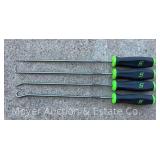 (4) Snap-On Soft Grip Picks, Green/Black
