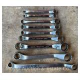 (9) Asst. Snap-On SAE Double Off Set Box End Wrenches, XS, XO and XSO Series