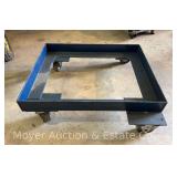Steel 4 Wheel Rolling Stand