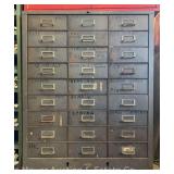 Parts Cabinet with Contents, 31'x13'x37.5'h