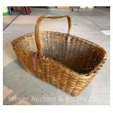 Gathering Basket, Antique, 24”w