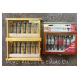 Group of Forstner Bit Sets Incl. New Porter Cable 7pc. Set
