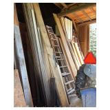 Group of Lumber, Boards, Sheet Material, Etc.