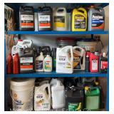 Group of Engine Fluids: Coolant, Asst. Oils, Etc.