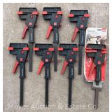 (7) Bessey DuoKlamp One Handed Clamps/Spreaders
