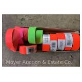 Group of Surveyor Tape, Some Rolls Appear New/Unused