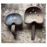(2) Tractor Seats, Antique