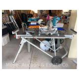 Makita 10' Miter Saw on Ridgid Base