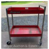 2-Tier Snap-On Rolling Cart, 30'x16'x35'h