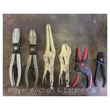 Group of Hose Clamp Pliers