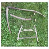 Buck Saw, Scythe, and Hay Knife