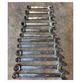(12) MAC SAE Combination Wrenches, CW and CL Series