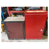 (2) Metal Storage Cabinets, Single Door, 18'x11'x23'h and 18'x11'x29'h