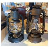 (2) Dietz Barn Lanterns, 13.5' and 15'h