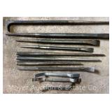 Group of Williams, Snap-On, and MAC Chisels