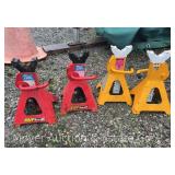 (2) Pairs of 3 Ton Jack Stands