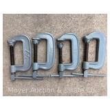 (4) Williams No. 104 C Clamps