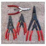 (7) Asst. MAC Snap Ring Pliers