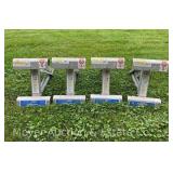 (4) Werner Aluminum Ladder Jacks