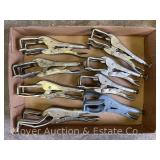(7) Vise-Grip Welding Clamps with (1) MAC