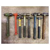 Group of Ball Peen Hammers