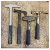 (4) Asst. Estwing Hammers