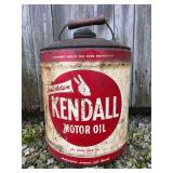 5gal. Kendall Motor Oil Metal Can