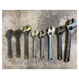 Group of Crescent Tool Crescent Wrenches