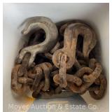 14ft. Chain, 1/2' and 7/16' Hooks