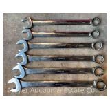 (6) Large Snap-On Metric Combination Wrenches, OEXM Series